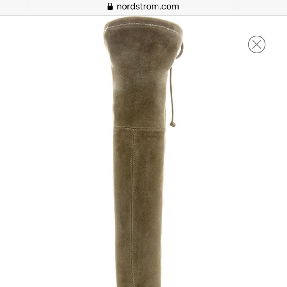 Blondo over the knee moss green suede boots 7.5 - Picture 4 of 7